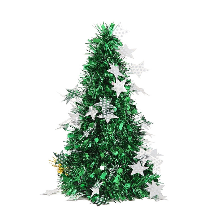 Mini Desktop Christmas Tree Hotel Shopping Mall Christmas Decoration, Size: With Five-pointed Star
