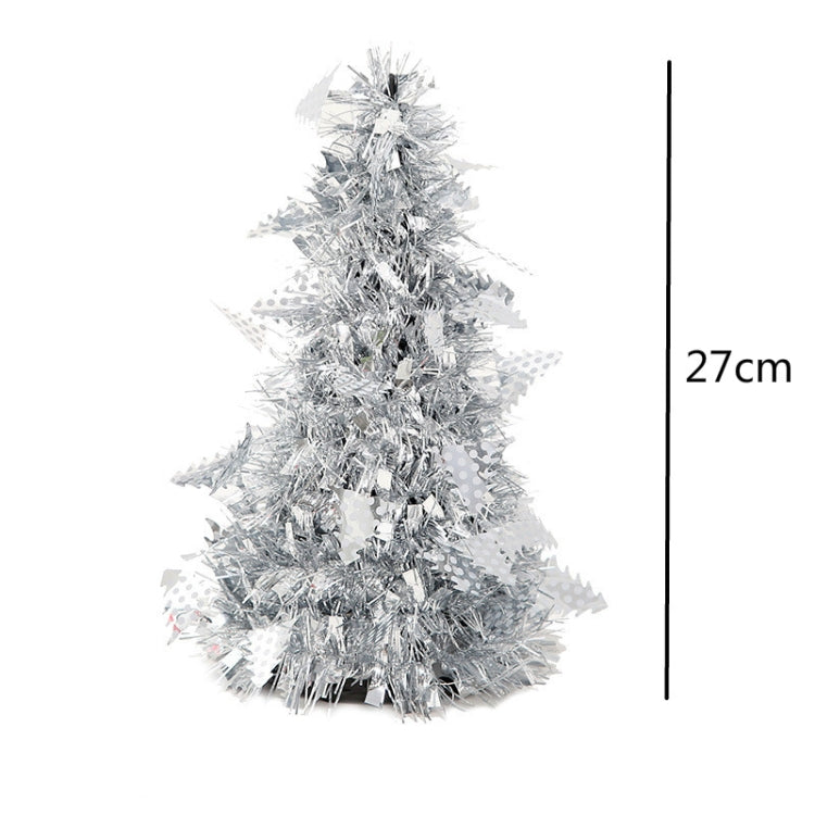 Mini Desktop Christmas Tree Hotel Shopping Mall Christmas Decoration, Size: With Five-pointed Star