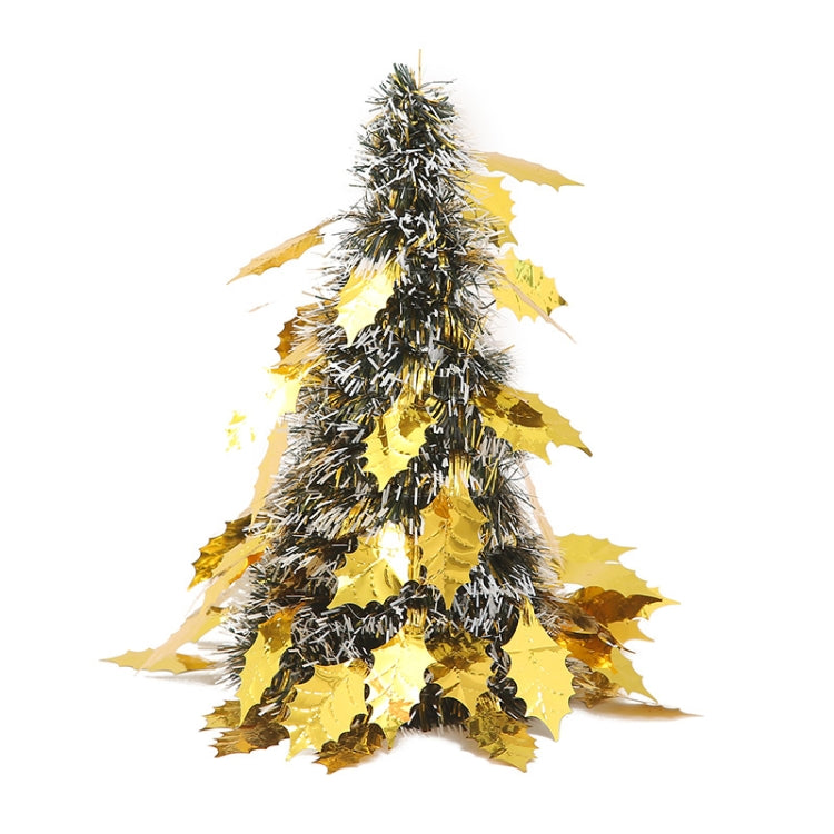 Mini Desktop Christmas Tree Hotel Shopping Mall Christmas Decoration, Size: Leaves