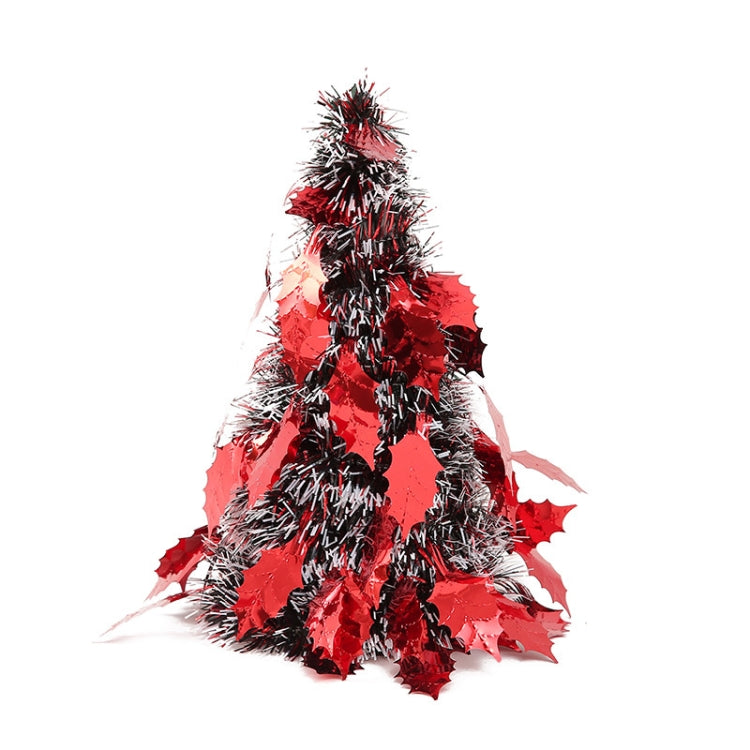 Mini Desktop Christmas Tree Hotel Shopping Mall Christmas Decoration, Size: Leaves