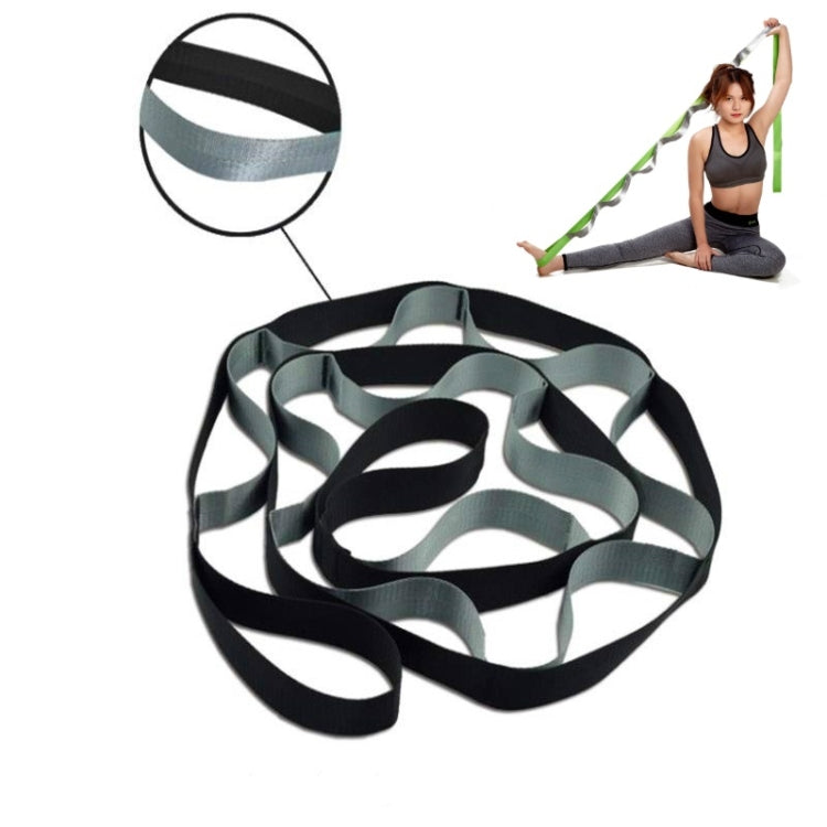 12 Lattice Yoga Belt Stretch Splits Resistance Band, Size: 250 x 3.8cm