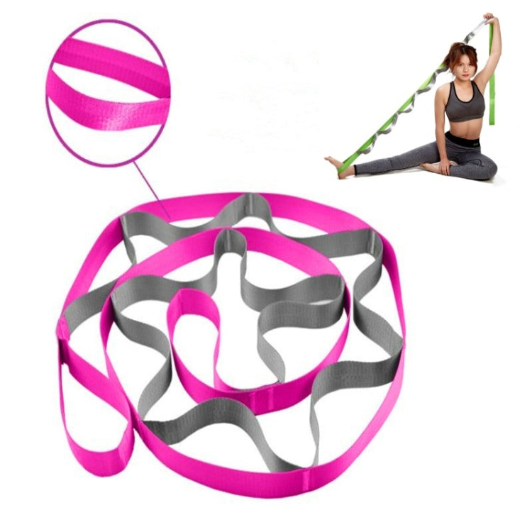 12 Lattice Yoga Belt Stretch Splits Resistance Band, Size: 250 x 3.8cm