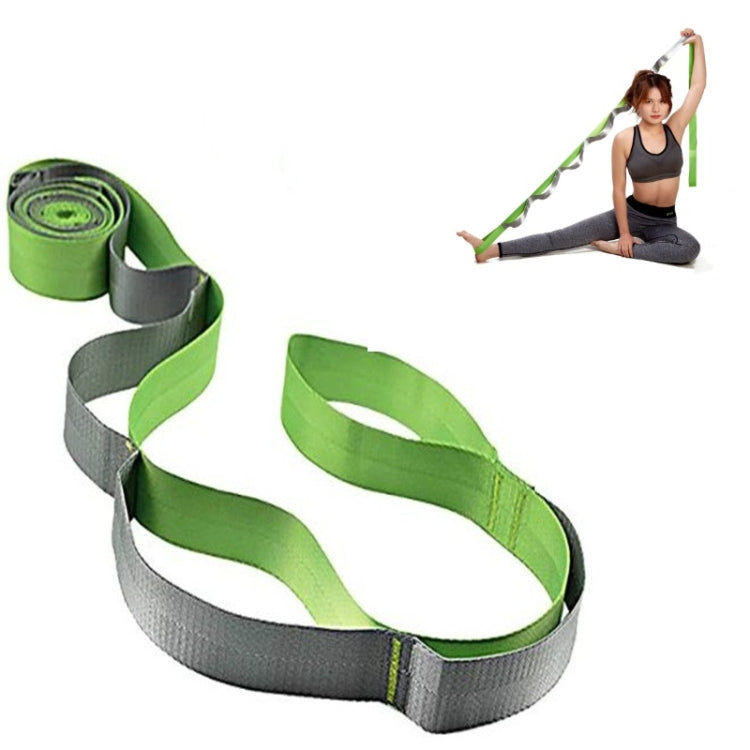 12 Lattice Yoga Belt Stretch Splits Resistance Band, Size: 250 x 3.8cm