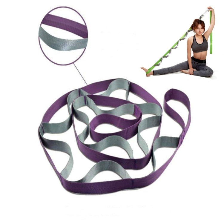 12 Lattice Yoga Belt Stretch Splits Resistance Band, Size: 250 x 3.8cm