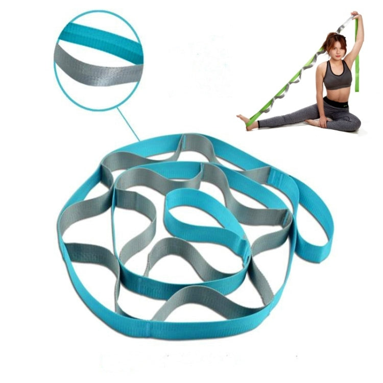 12 Lattice Yoga Belt Stretch Splits Resistance Band, Size: 250 x 3.8cm