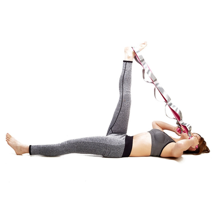 12 Lattice Yoga Belt Stretch Splits Resistance Band, Size: 250 x 3.8cm