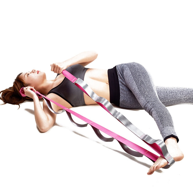 12 Lattice Yoga Belt Stretch Splits Resistance Band, Size: 250 x 3.8cm