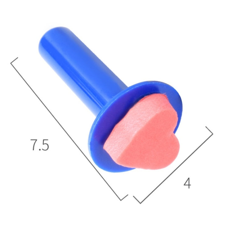 5 Packs Children Painting Art DIY Brush Sponge Stamp(Long Handle)