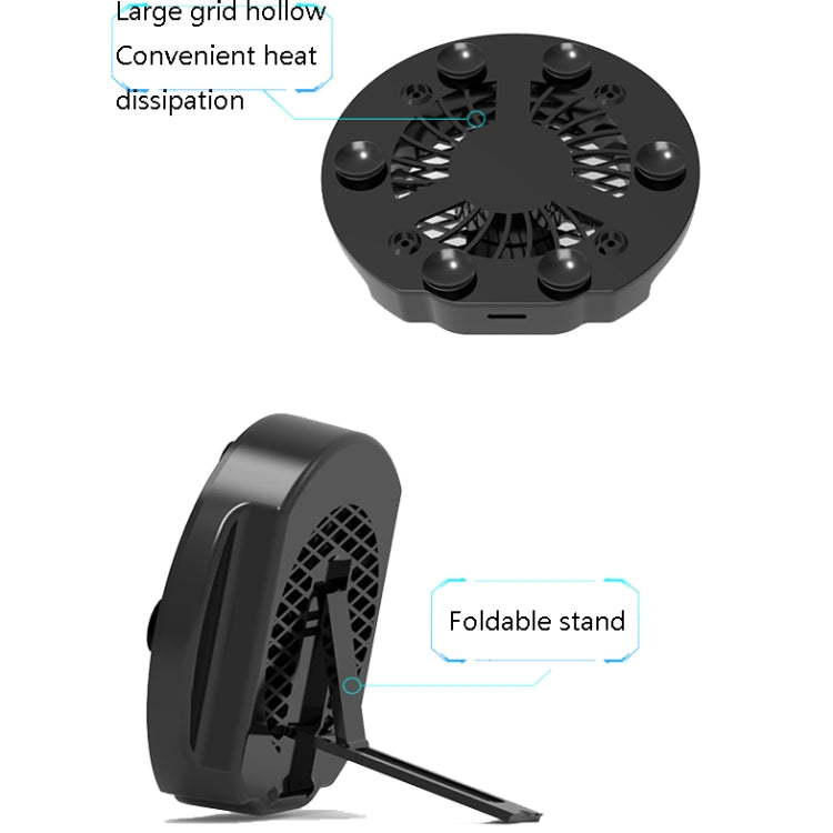 2 PCS Z10 Suction Cup Phone Game Handle Radiator with Holder