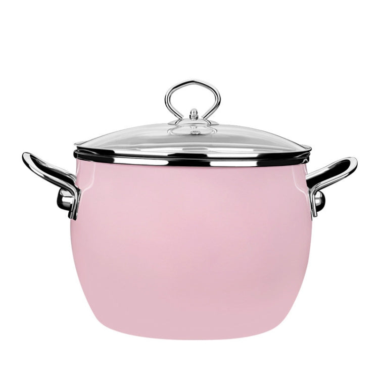 Enamel Soup Pot Uncoated Food Supplement Pot For Induction Cooker