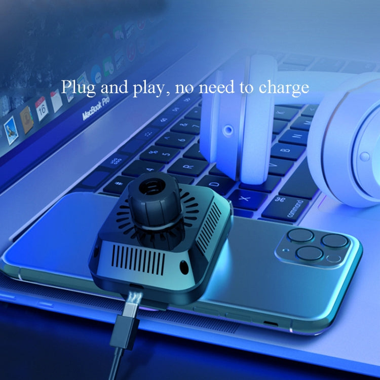 Mobile Phone Live Broadcast Radiator Portable Peripheral Semiconductor Rapid Cooling Radiator Cooling Phone Radiator for Phones within 65-85mm Width