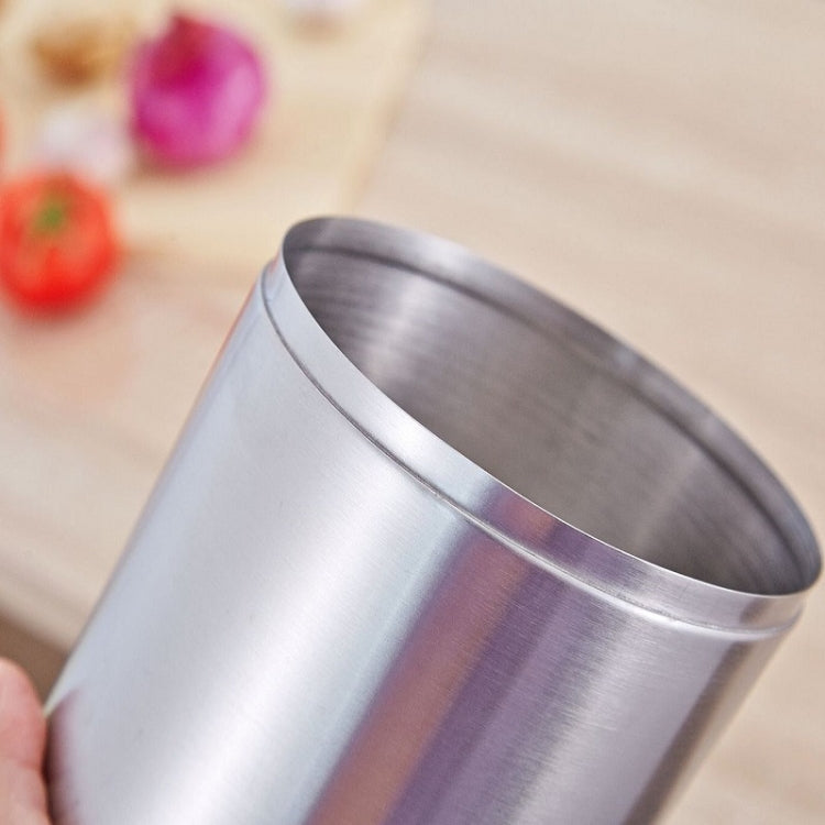 Stainless Steel Rocker Type Mini Ashtray Car Desktop Trash Can