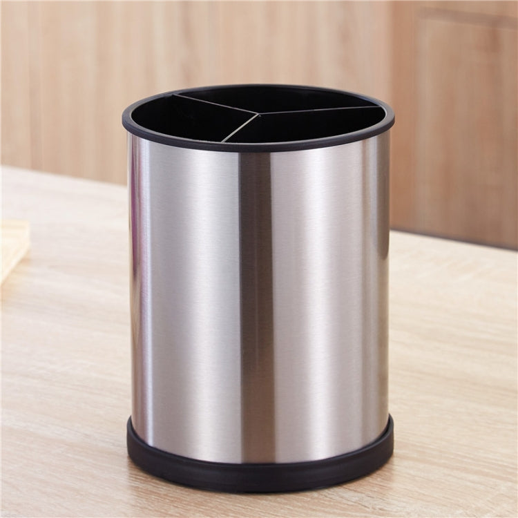 Stainless Steel Round Rotatable Chopsticks Cage Kitchen Tableware Storage Rack Chopstick Holder Drain Chopstick Holder