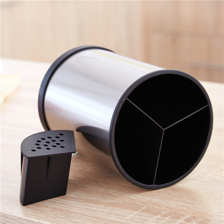 Stainless Steel Round Rotatable Chopsticks Cage Kitchen Tableware Storage Rack Chopstick Holder Drain Chopstick Holder