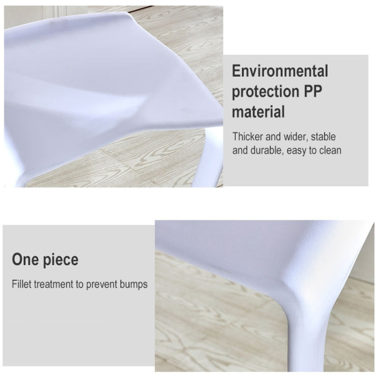 Simple Personality High Bar Stool Plastic Bar Chair Cafe Nordic Geometry Chair