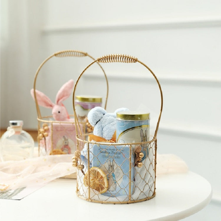 Creative Wedding Partner Hand Gift Box Wedding Candy Box Birthday Full Moon Gift Shopping Basket, Specification:Separate Basket