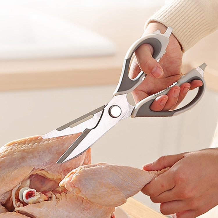 Kitchen Multifunctional Scissors Seafood Detachable Chicken Bone Cleaning Cooked Food Kitchen Tool(Gray(No Logo))