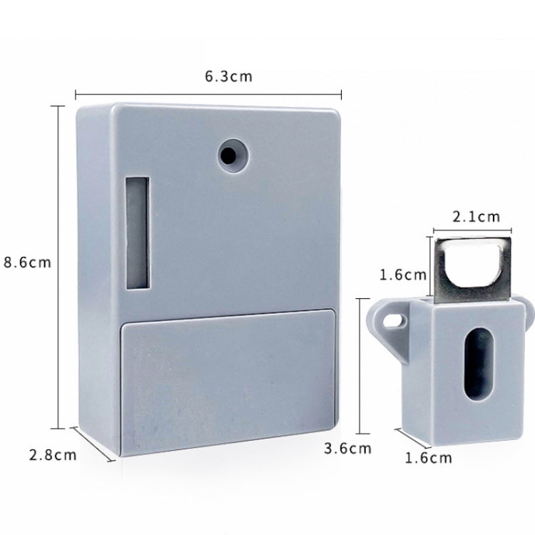 Drawer Cabinet Combination Lock Free Installation Invisible Electronic Sensor Mortise Lock