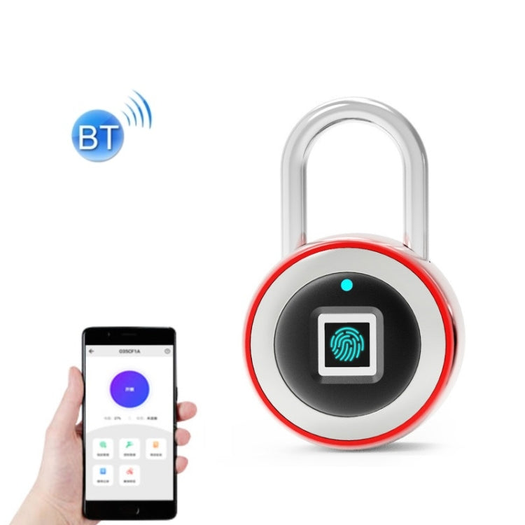Cabinet Smart USB Padlock Waterproof Bluetooth APP Remote Authorization Fingerprint Lock