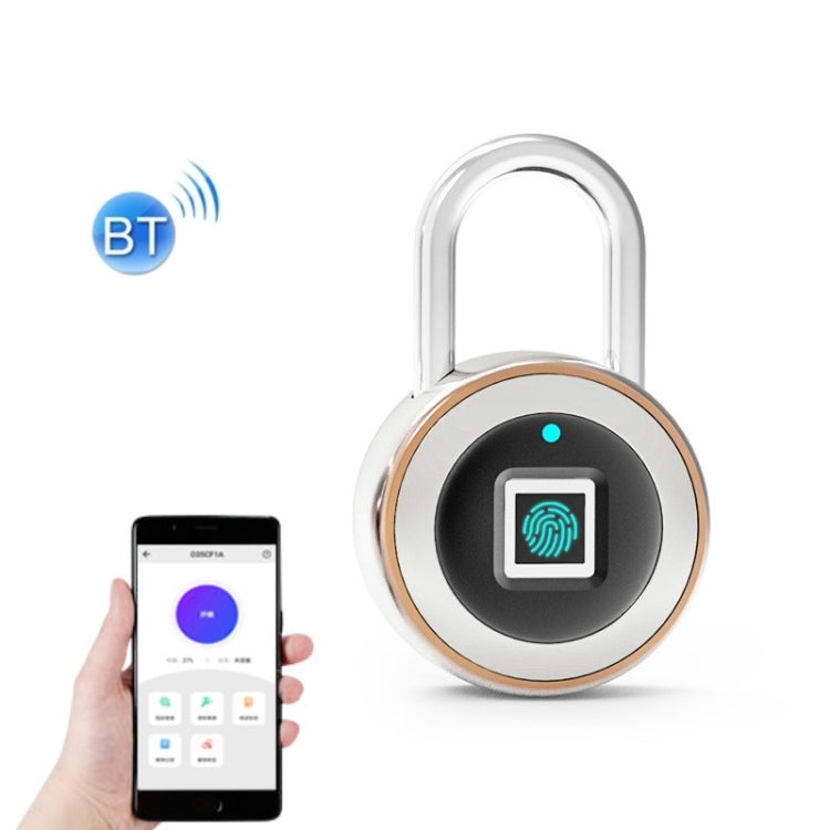 Cabinet Smart USB Padlock Waterproof Bluetooth APP Remote Authorization Fingerprint Lock