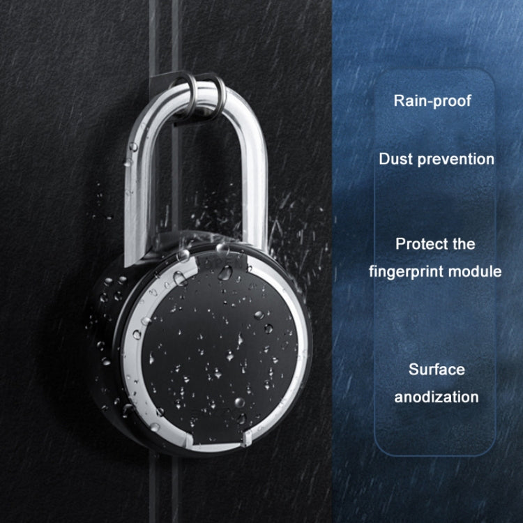 Cabinet Smart USB Padlock Waterproof Bluetooth APP Remote Authorization Fingerprint Lock