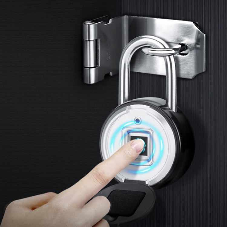 Cabinet Smart USB Padlock Waterproof Bluetooth APP Remote Authorization Fingerprint Lock