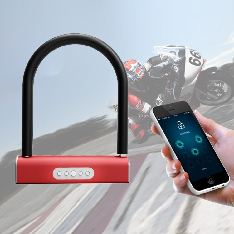 Bicycle Password U-Lock Smart Bluetooth Anti-Theft Padlock