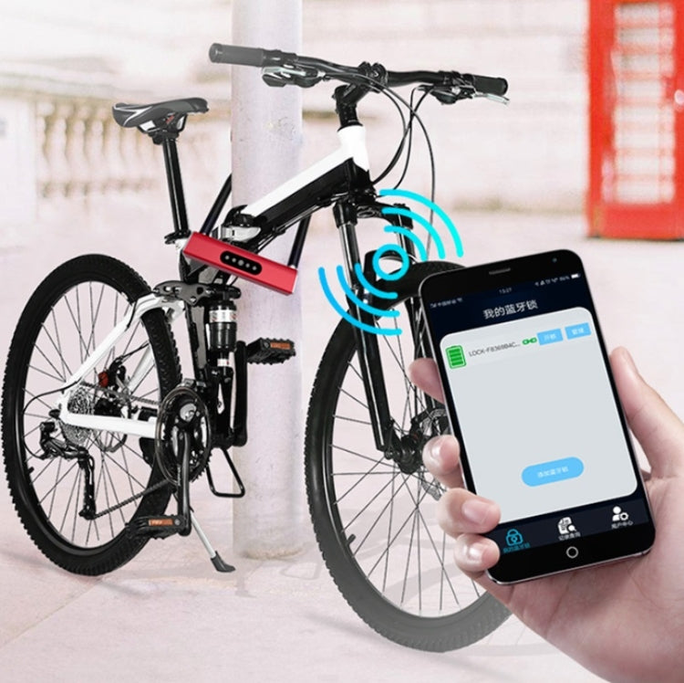 Bicycle Password U-Lock Smart Bluetooth Anti-Theft Padlock