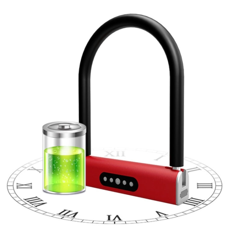 Bicycle Password U-Lock Smart Bluetooth Anti-Theft Padlock