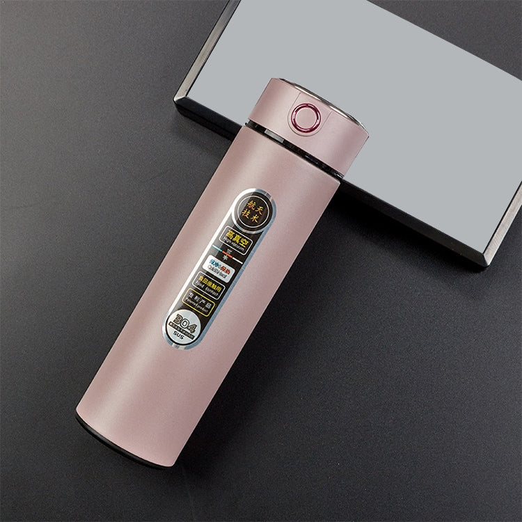 Stainless Steel Business Office Straight Cup Outdoor Portable Insulation Cup, Capacity: 500ml(Rose Gold)