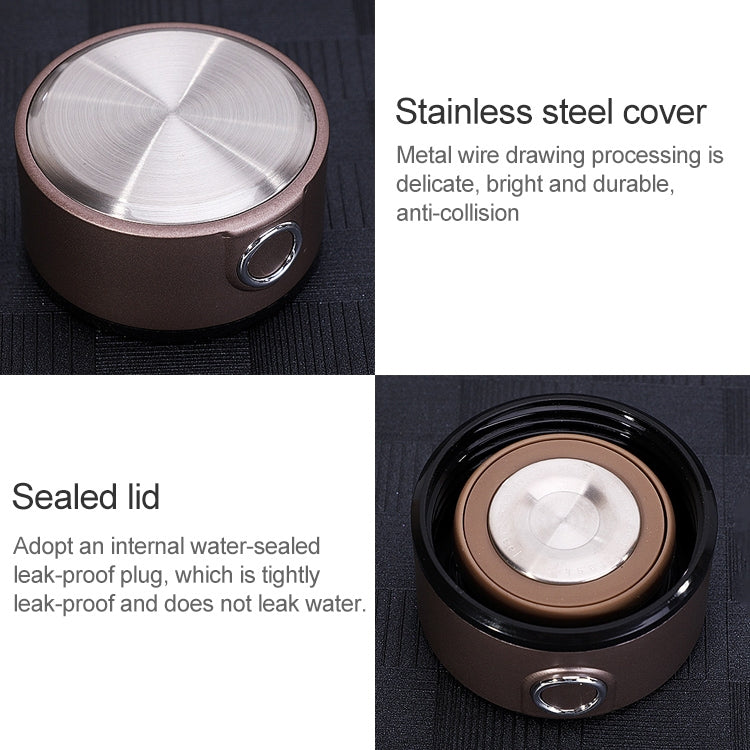 Stainless Steel Business Office Straight Cup Outdoor Portable Insulation Cup, Capacity: 500ml(Rose Gold)