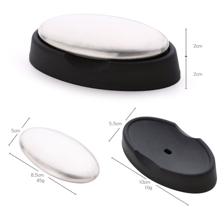 2 PCS 304 Stainless Steel Soap Deodorizing Stainless Steel Soap Fishy Metal Soap Kitchen Novelty Tools