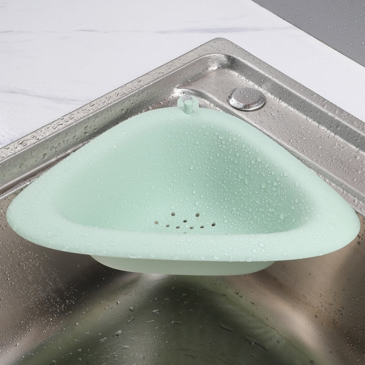 6 PCS Fruit Vegetable Cleaning Draining Triangle Storage Basket Sink Multifunctional Tableware Sponge Wipe Rack