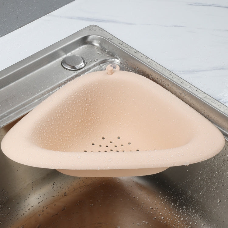 6 PCS Fruit Vegetable Cleaning Draining Triangle Storage Basket Sink Multifunctional Tableware Sponge Wipe Rack