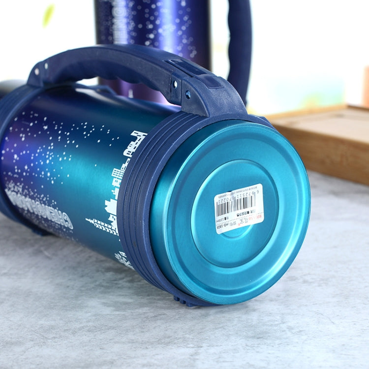 Stainless Steel Starry Sky Double-Layer Vacuum Flask Large Capacity Outdoor Sports Portable Travel Pot
