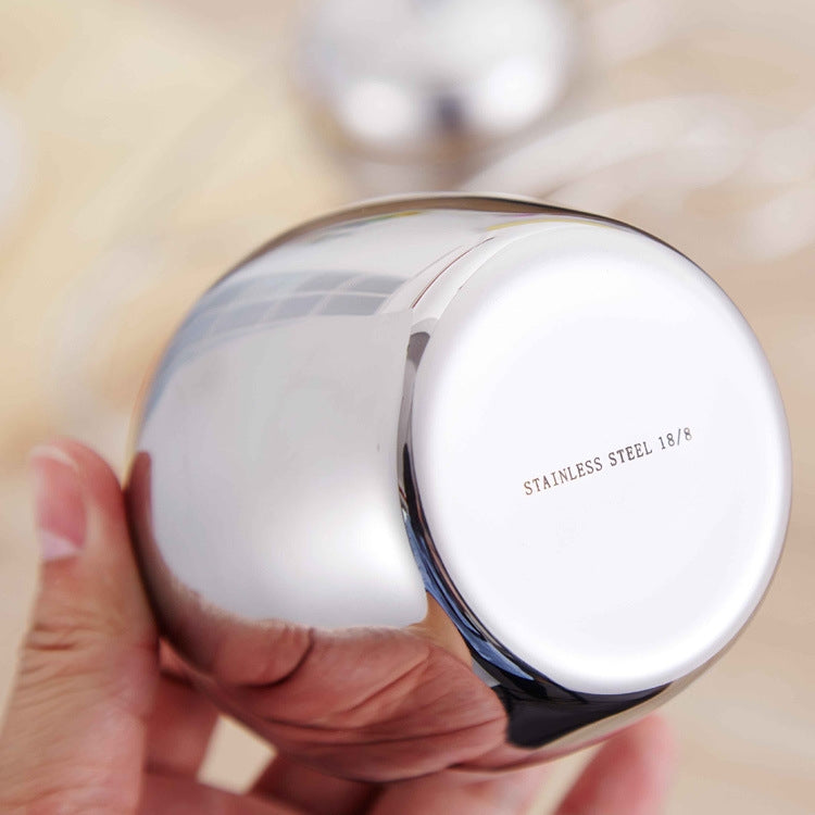 Stainless Steel Apple Single-Head Seasoning Box With Spoon