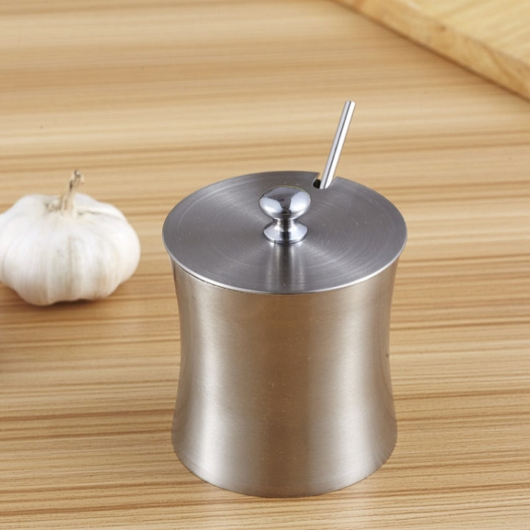 Stainless Steel Waist Shape Seasoning Jar Kitchen Supplies