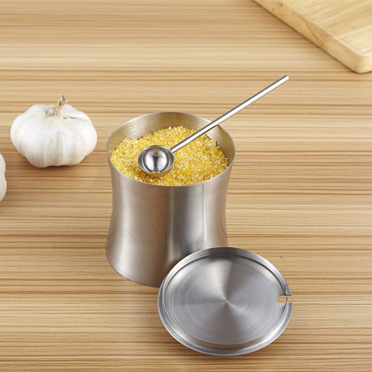 Stainless Steel Waist Shape Seasoning Jar Kitchen Supplies