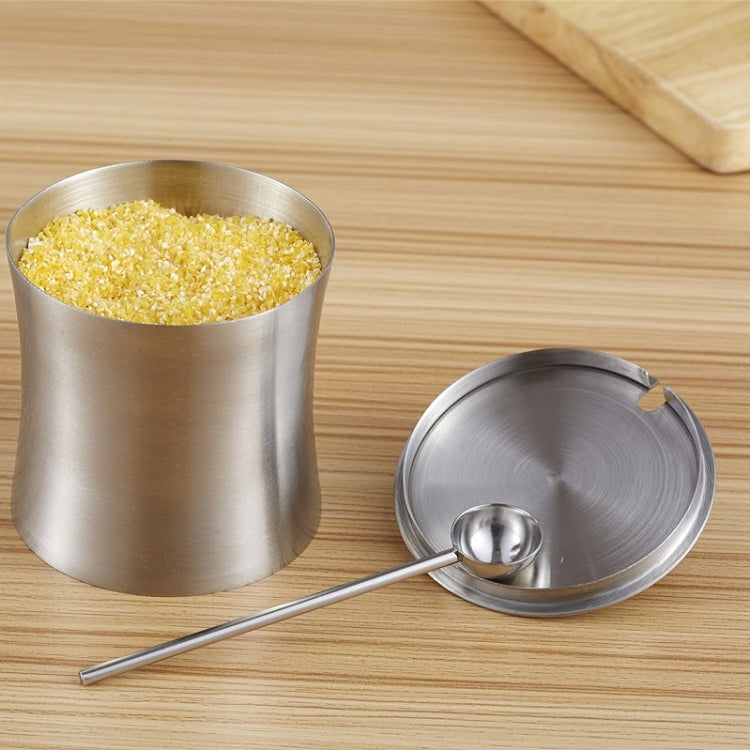 Stainless Steel Waist Shape Seasoning Jar Kitchen Supplies