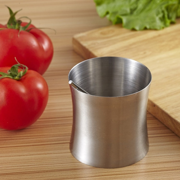 Stainless Steel Waist Shape Seasoning Jar Kitchen Supplies