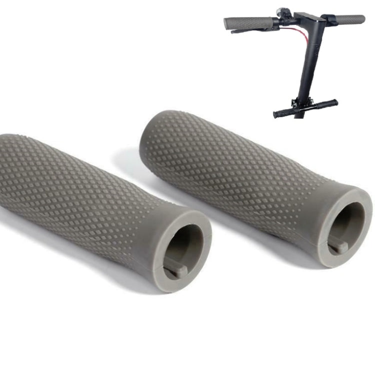 A Pair For Xiaomi Electric Scooter Silicone Car Handles Replace Non-slip Car Handles, Size:One Size