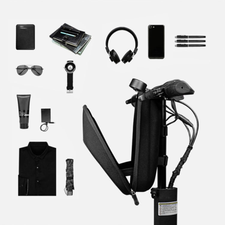 For Xiaomi No.9 Electric Scooter PU Leather Waterproof EVA Hard Shell Bag Electric Folding Car Front Bag, Size:30 x 16.5 x 14.5cm