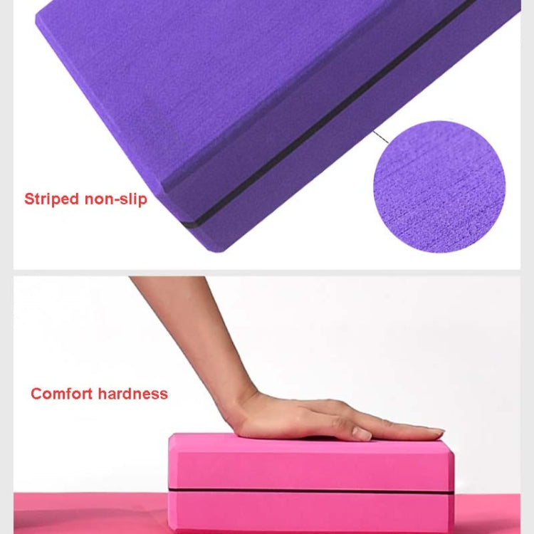 Two-color High-Density EVA Weighted Yoga Bricks Yoga Aids Dance Practice Bricks