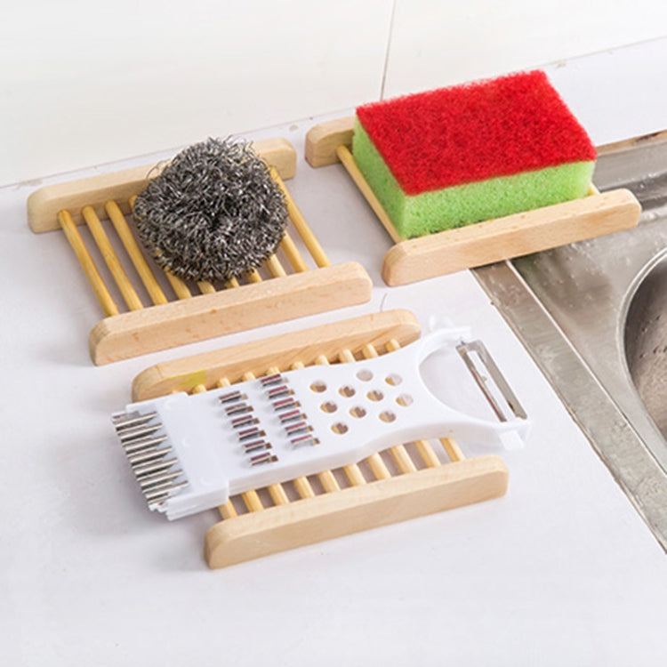 10 PCS Wooden Soap Holder Simple Drying Soap Holder Soap Box