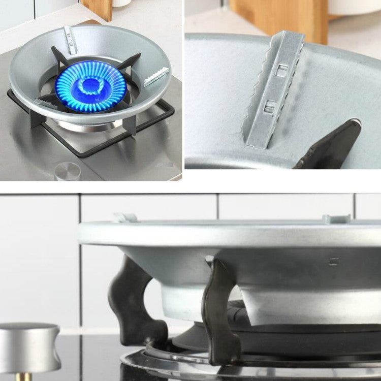 5 PCS Energy-Saving Windshield For Gas Stove Thickened Non-Slip Gas Stove Fire-Gathering Cover Milk Soup Pot Windshield Bracket Cover, Specification: 4 Holes