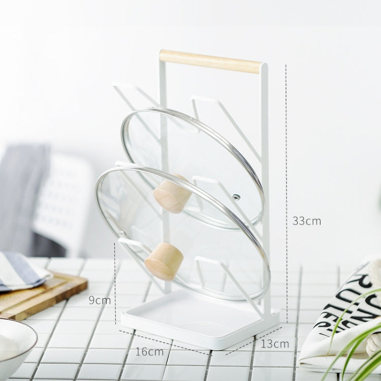 Iron Three-Layer Pot Cover Rack Storage Drain Rack