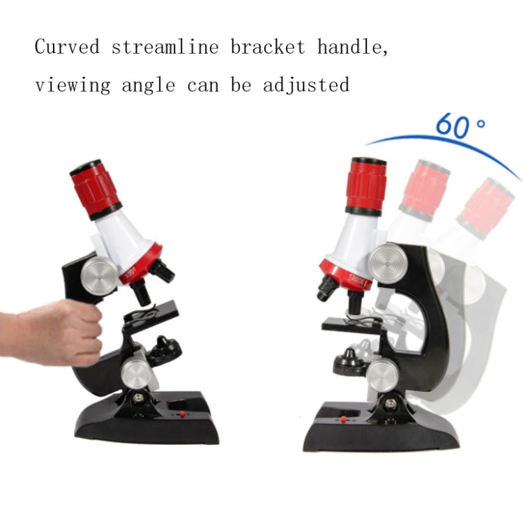 Children Microscope Set Simulation Science Experiment 1200 Times Science & Education Supplies