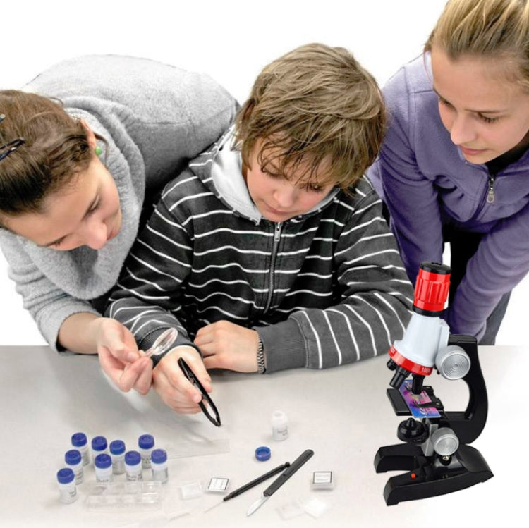 Children Microscope Set Simulation Science Experiment 1200 Times Science & Education Supplies