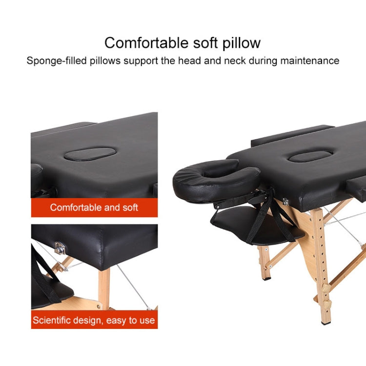 X-013 Folding Portable Thai Body Spa Massage Table Tattoo Bed Wood Massage Chair