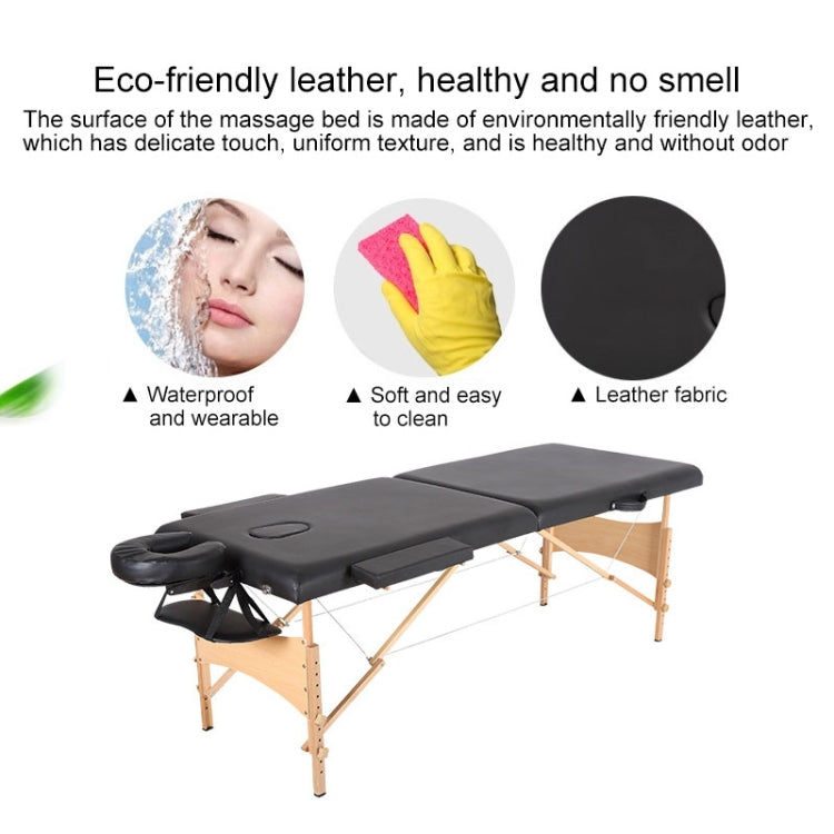 X-013 Folding Portable Thai Body Spa Massage Table Tattoo Bed Wood Massage Chair